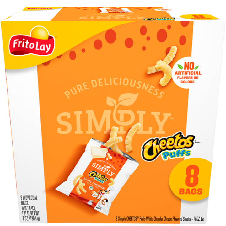 SIMPLY CHEETOS® Puffs White Cheddar Cheese Flavored Snacks MultiPack