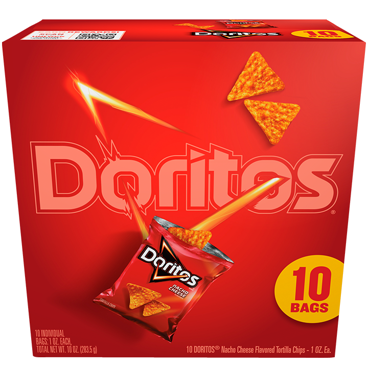 DORITOS® Nacho Cheese Flavored Tortilla Chips 10 Multi-Pack