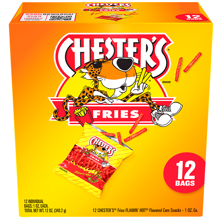 12CT CHESTER'S® FLAMIN HOT® FRIES MULTIPACK BOX