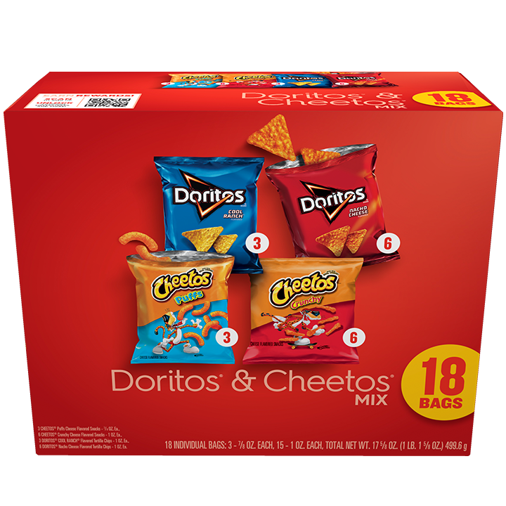 DORITOS® Tortilla Chips & CHEETOS® Cheese Flavored Snacks Mix Variety Pack