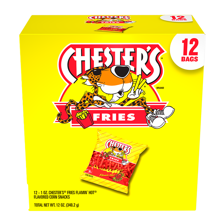 12CT CHESTER'S® FLAMIN HOT® FRIES MULTIPACK BOX