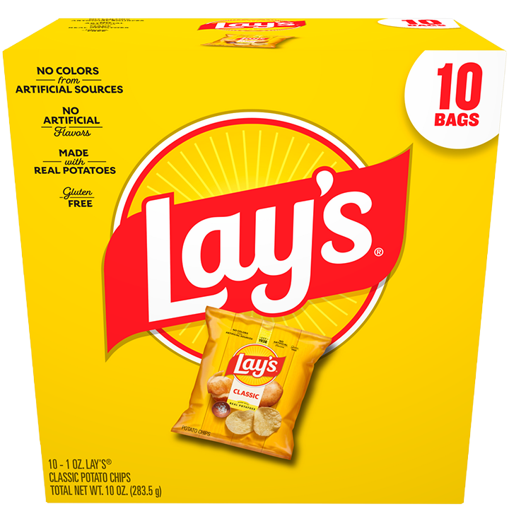 LAY’S® Classic Potato Chips 10 Multi-Pack
