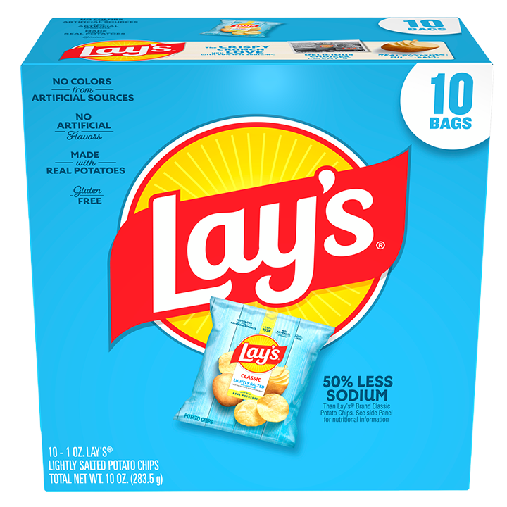 LAY’S® Lightly Salted 10 Multi-Pack