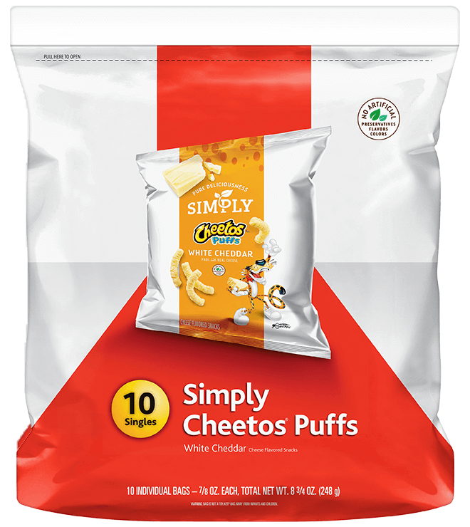 CHEETOS® Simply Puffs White Cheddar Cheese Flavored Snacks Multi-Pack