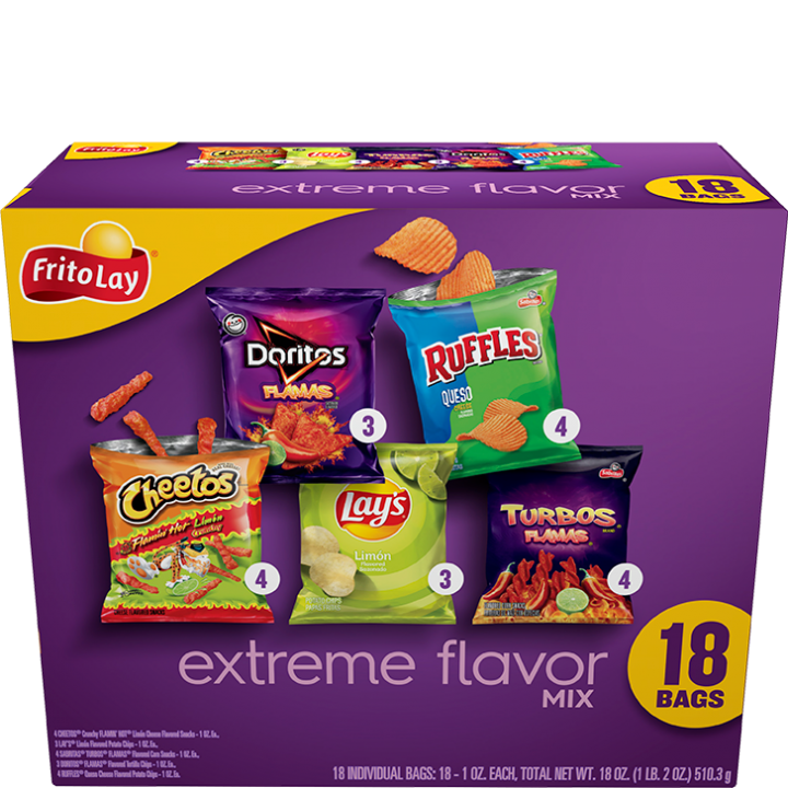 FRITO-LAY® Extreme Flavor Mix 18 Variety Pack