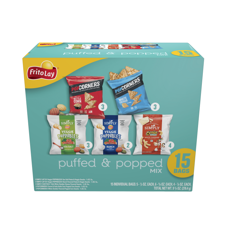 FRITO-LAY® Puffed & Popped Mix 15 Variety Pack
